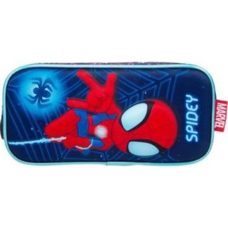LAPICERA TRIPLE COMPARTIMENTO AZUL SPIDEY AND HIS AMAZING FRIENDS