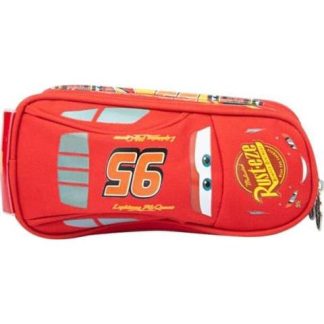 LAPICERA TRIPLE COMPARTIMENTO ROJO CARS