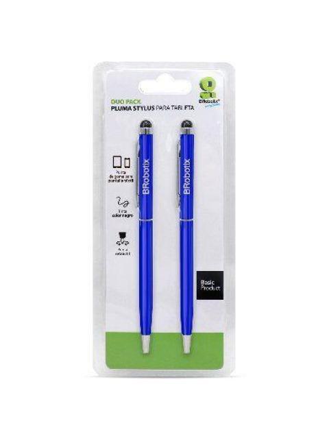 LAPIZ DIGITAL BROBOTIX STYLUS PARA TABLET DOU-PACK AZUL REY 6000380 - Imagen 3