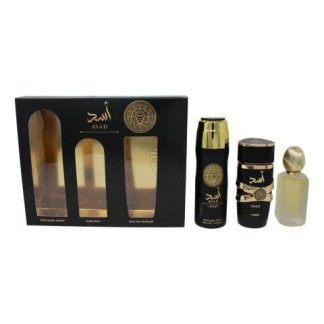LATTAFA ASAD SET DE 3 PZ CON BODY MIST PARA HOMBRE