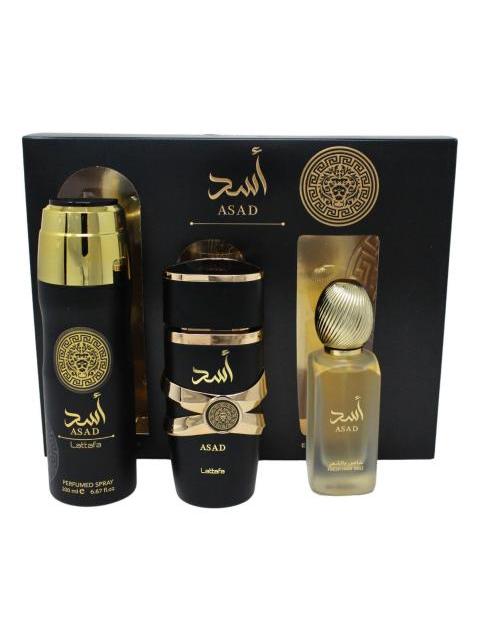 LATTAFA ASAD SET DE 3 PZ CON BODY MIST PARA HOMBRE - Imagen 3