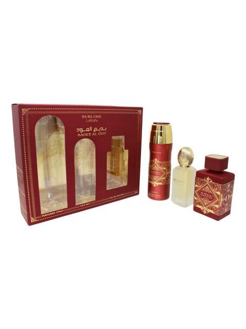 LATTAFA BADE E AL OUD SUBLIME SET DE 3 PZ UNISEX - Imagen 3