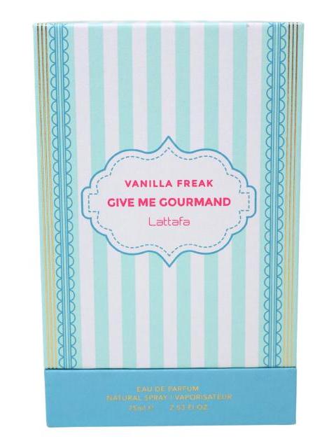 LATTAFA GIVE ME GOURMAND VANILLA FREAK EDP 75 ML PARA MUJER - Imagen 6