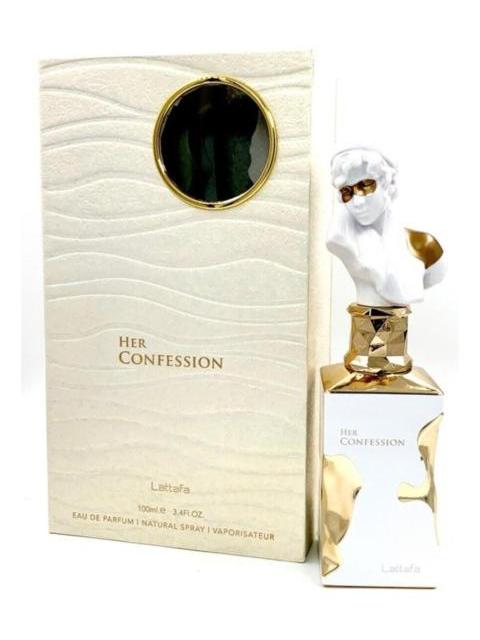 LATTAFA HER CONFESSION FOR WOMEN EAU DE PARFUM 3.4OZ