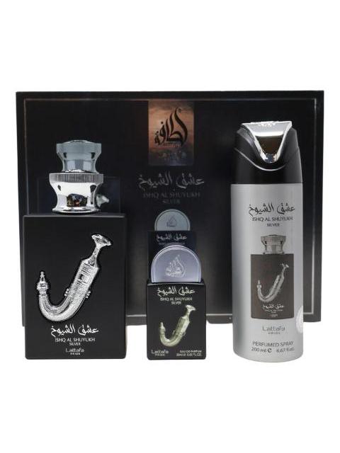 LATTAFA ISHQ AL SHUYUKH SILVER 3 PZ UNISEX