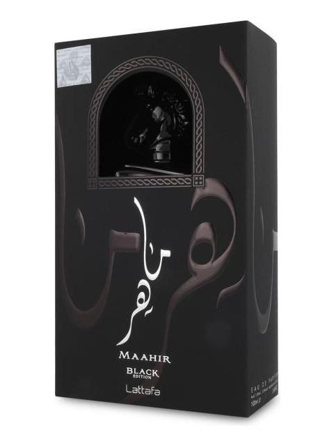 LATTAFA MAAHIR BLACK EDITION (UNISEX) 100ML EDP - Imagen 3