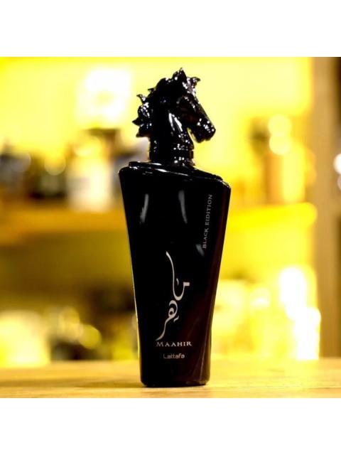 LATTAFA MAAHIR BLACK EDITION (UNISEX) 100ML EDP - Imagen 5