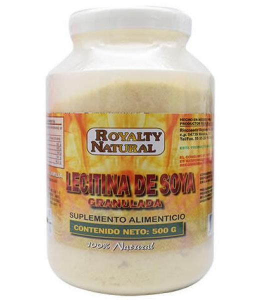 LECITINA DE SOYA GRANULADA 500 G ROYALTY NATURAL