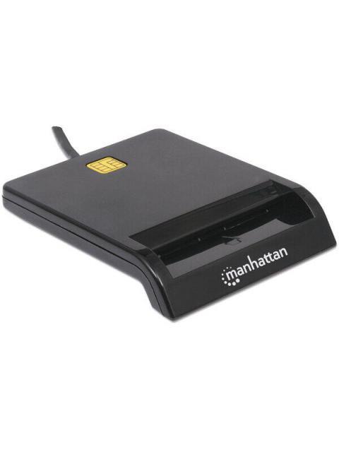MANHATTAN LECTOR DE TARJETAS INTELIGENTES 102049 USB 2.0 NEGRO - Imagen 3