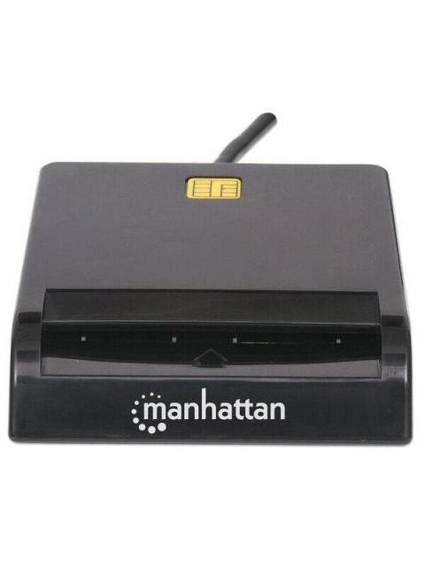 MANHATTAN LECTOR DE TARJETAS INTELIGENTES 102049 USB 2.0 NEGRO - Imagen 4
