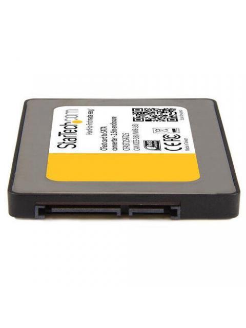 STARTECH GABINETE DE DISCO DURO CFAST2SAT25 2.5 SATA III NEGRO-PLATA