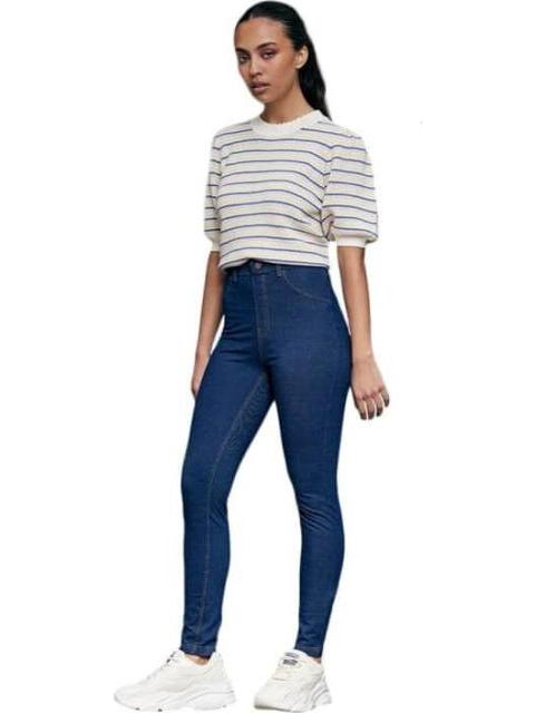 LEGGINGS CINTURA ALTA AZUL INDIGO HOLLY LAND - Imagen 3