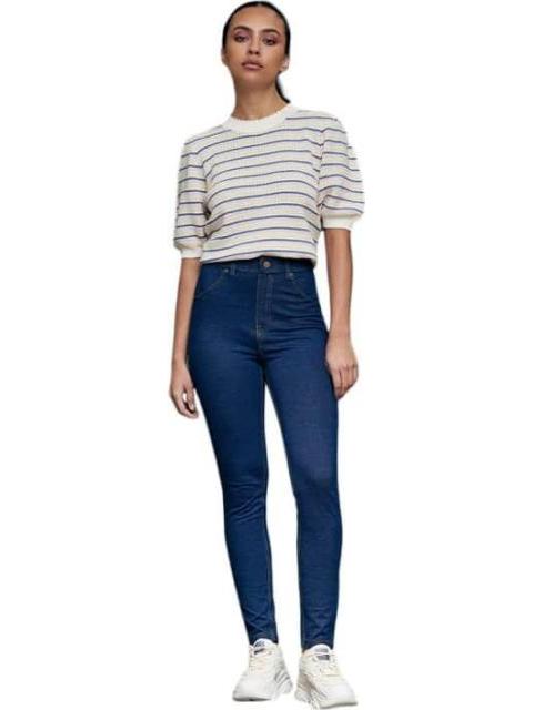 LEGGINGS CINTURA ALTA AZUL INDIGO HOLLY LAND - Imagen 5