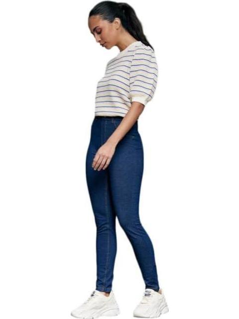 LEGGINGS CINTURA ALTA AZUL INDIGO HOLLY LAND - Imagen 6