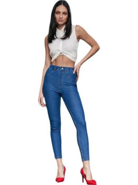 LEGGINGS CINTURA ALTA GRIS HOLLY LAND - Imagen 3