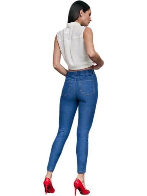 LEGGINGS CINTURA ALTA GRIS HOLLY LAND - Imagen 4