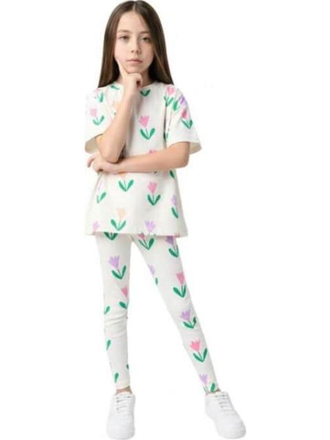 LEGGINGS DE ALGODON BLANCO HOLLY LAND KIDS - Imagen 3
