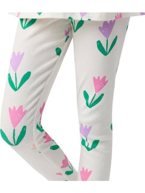 LEGGINGS DE ALGODON BLANCO HOLLY LAND KIDS - Imagen 5