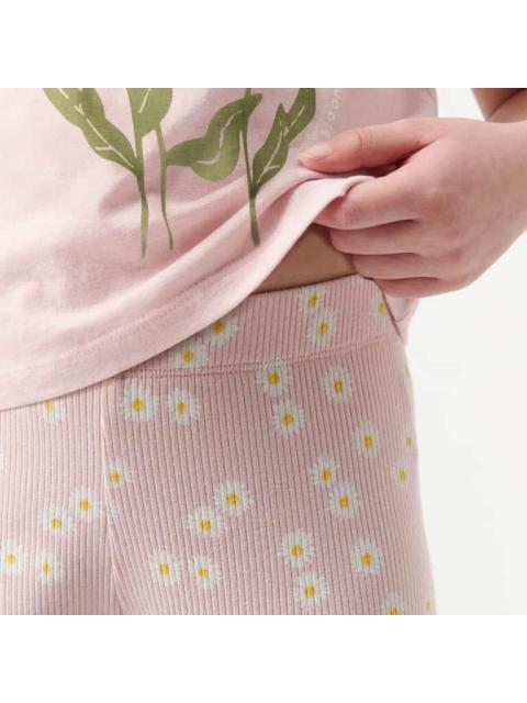 LEGGINGS DE ALGODON ROSA HOLLY LAND KIDS - Imagen 4