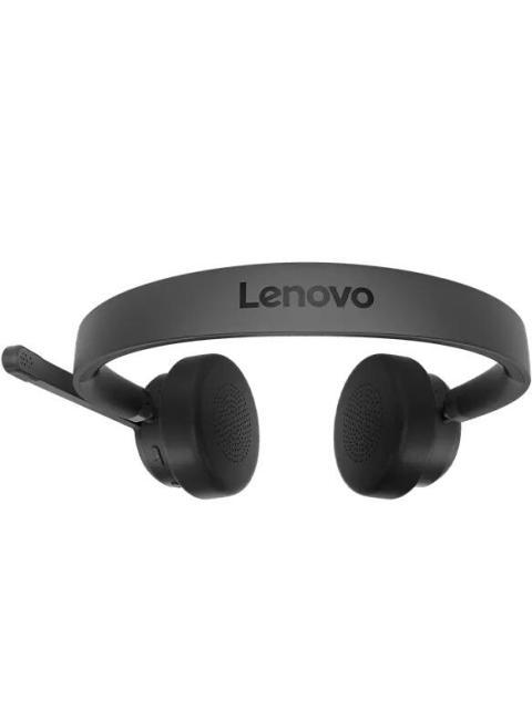 LENOVO AUDIFONOS CON MICROFONO WIRELESS STEREO HEADSET BLUETOOTH INALAMBRICO USB-C NEGRO - Imagen 8