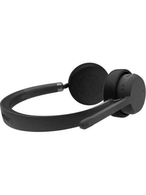 LENOVO AUDIFONOS CON MICROFONO WIRELESS STEREO HEADSET BLUETOOTH INALAMBRICO USB-C NEGRO - Imagen 9
