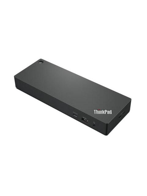 LENOVO DOKING STATION THINKPAD 40B00300US THUNDERBOLT 4 1X USB-C 3.2 4X USB 3.1 1X HDMI 2X DISPLAYPORT 1X RJ-45 NEGRO-ROJO