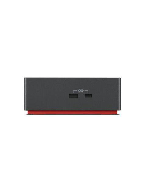 LENOVO DOKING STATION THINKPAD 40B00300US THUNDERBOLT 4 1X USB-C 3.2 4X USB 3.1 1X HDMI 2X DISPLAYPORT 1X RJ-45 NEGRO-ROJO - Imagen 3