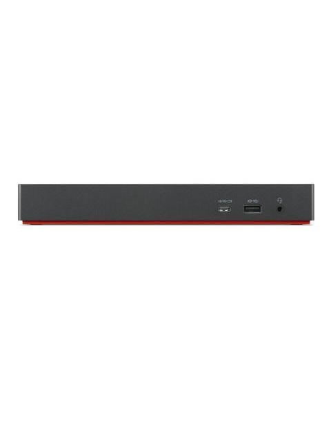 LENOVO DOKING STATION THINKPAD 40B00300US THUNDERBOLT 4 1X USB-C 3.2 4X USB 3.1 1X HDMI 2X DISPLAYPORT 1X RJ-45 NEGRO-ROJO - Imagen 4