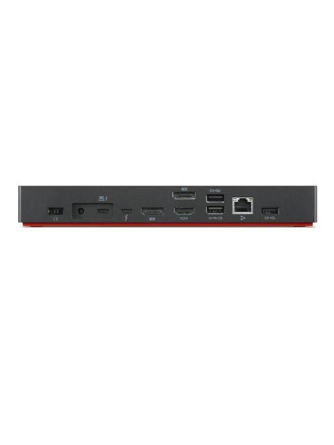 LENOVO DOKING STATION THINKPAD 40B00300US THUNDERBOLT 4 1X USB-C 3.2 4X USB 3.1 1X HDMI 2X DISPLAYPORT 1X RJ-45 NEGRO-ROJO - Imagen 6