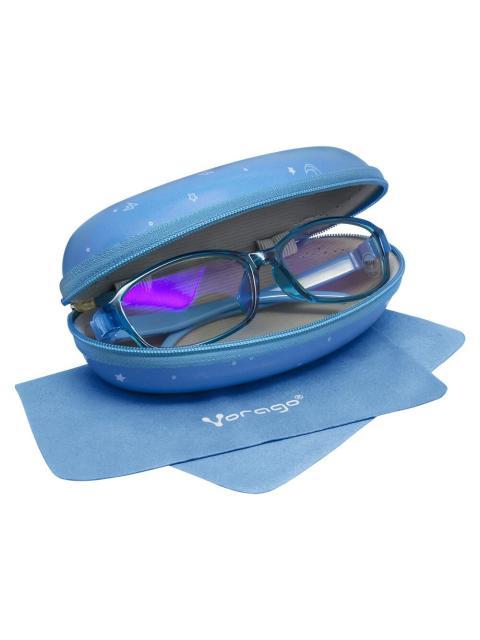 LENTES PARA PC - TABLET VORAGO KG200BL KIDS ANTI BLUE LIGHT ESTUCHE AZUL - Imagen 7