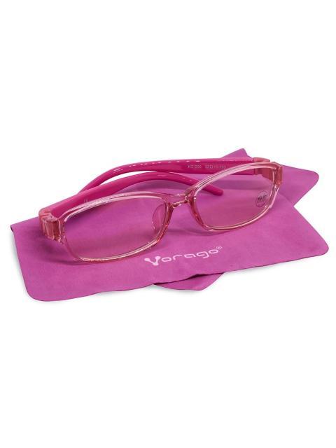 LENTES PARA PC - TABLET VORAGO KG200PK KIDS ANTI BLUE LIGHT ESTUCHE ROSA - Imagen 6