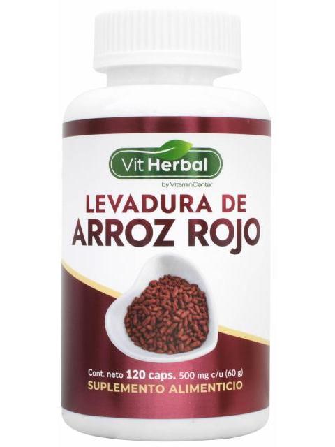 LEVADURA DE ARROZ ROJA 120 CAP VIT HERBAL