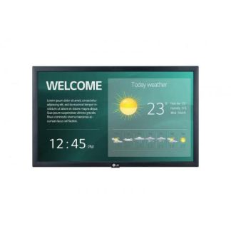 LG SIGNAGE PANTALLA COMERCIAL LED 21.5 FULL HD NEGRO