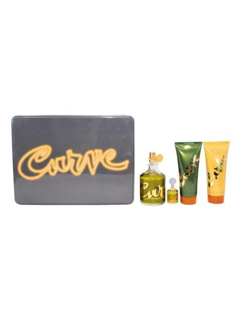 LIZ CLAIBORNE CURVE SET DE 4 PZ CON MINIATURA PARA HOMBRE