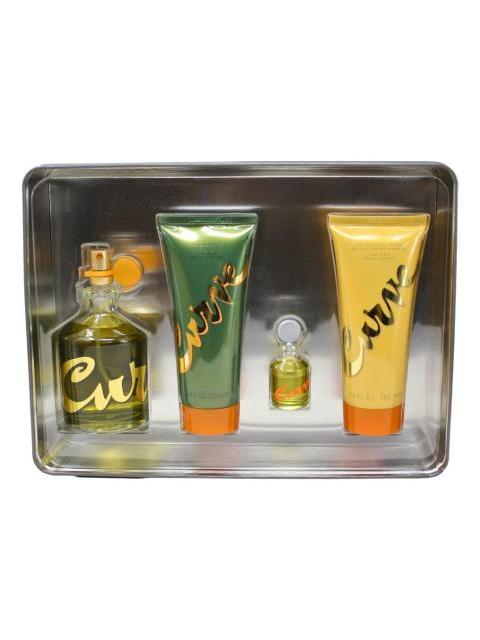 LIZ CLAIBORNE CURVE SET DE 4 PZ CON MINIATURA PARA HOMBRE - Imagen 4