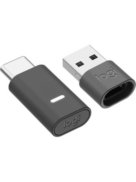 LOGITECH AUDIFONOS CON MICROFONO 981-001310 BLUETOOTH ALAMBRICO-INALAMBRICO USB-C GRIS - Imagen 5