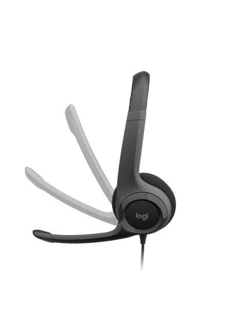 LOGITECH AUDIFONOS CON MICROFONO H390 ALAMBRICO USB NEGRO - Imagen 9