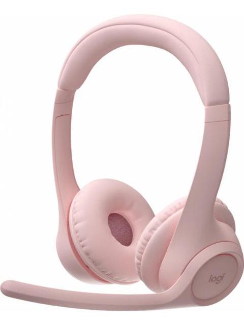 LOGITECH AUDIFONOS CON MICROFONO ZONE 300 BLUETOOTH INALAMBRICO USB-C ROSA