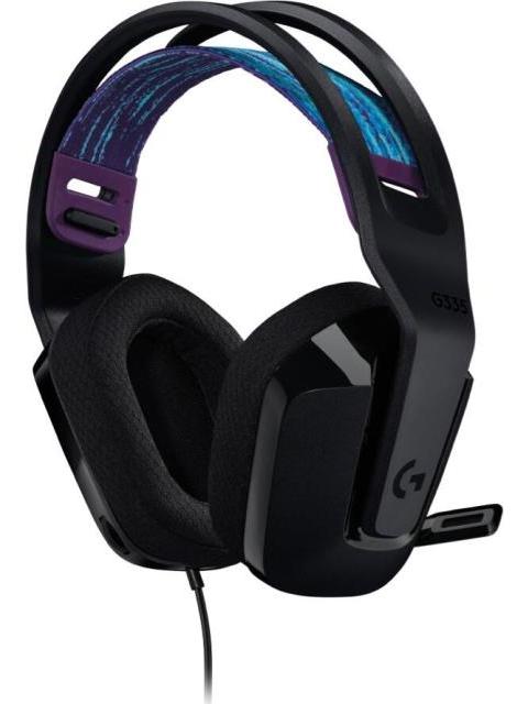 LOGITECH AUDIFONOS GAMER G335 PARA PC-XBOX-PS4-NINTENDO SWITCH ALAMBRICO 3.5MM NEGRO - Imagen 3