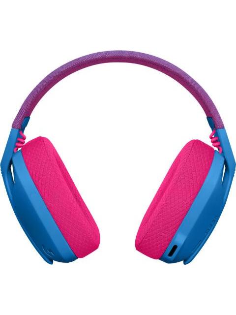 LOGITECH AUDIFONOS GAMER G435 PARA PC-PS4-PS5 INALAMBRICO USB-A AZUL-ROSA - Imagen 2