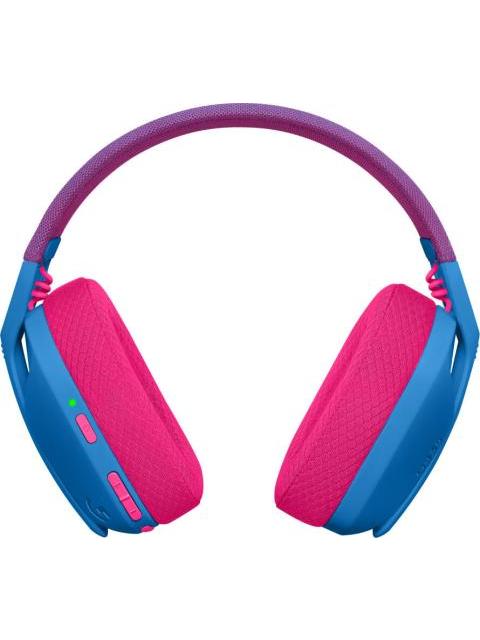 LOGITECH AUDIFONOS GAMER G435 PARA PC-PS4-PS5 INALAMBRICO USB-A AZUL-ROSA - Imagen 3