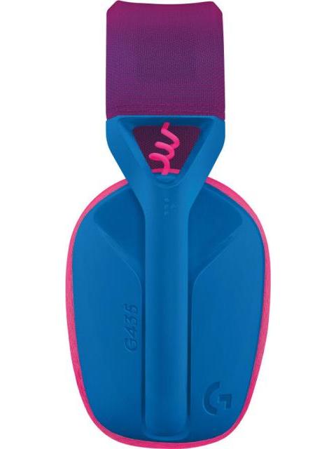 LOGITECH AUDIFONOS GAMER G435 PARA PC-PS4-PS5 INALAMBRICO USB-A AZUL-ROSA - Imagen 5