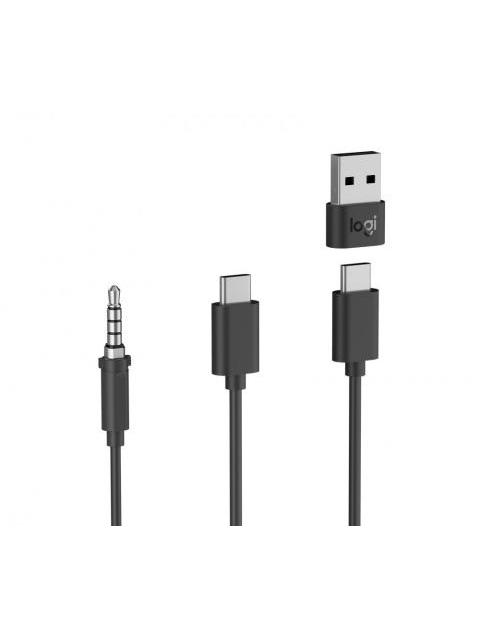 LOGITECH AUDIFONOS INTRAURICULARES CON MICROFONO ZONE WIRED EARBUDS ALAMBRICOS 1.45 METROS USB-A-USB-C-3.5MM GRAFITO - Imagen 5