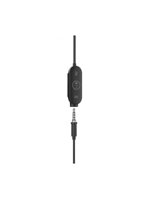 LOGITECH AUDIFONOS INTRAURICULARES CON MICROFONO ZONE WIRED EARBUDS TEAMS VERSION ALAMBRICOS 1.45 METROS USB-A-USB-C-3.5MM GRAFITO - Imagen 4