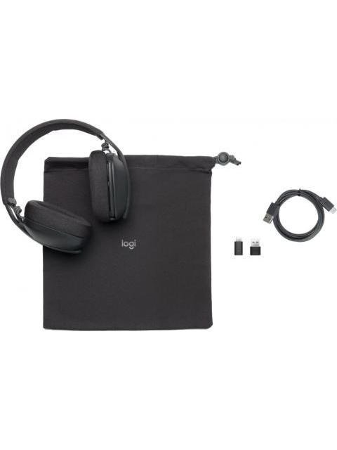 LOGITECH AUDIFONOS ZONE VIBE WIRELESS UC INALAMBRICO USB-A-USB-C GRAFITO - Imagen 7