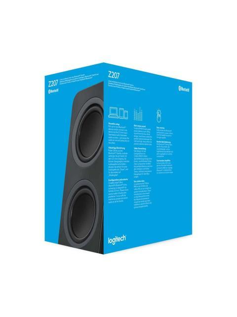 LOGITECH BOCINAS PARA COMPUTADORA Z207 BLUETOOTH INALAMBRICO 2.0 5W RMS NEGRO - Imagen 7