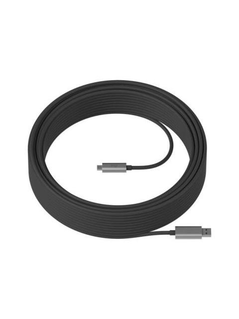 LOGITECH CABLE USB A MACHO - USB C MACHO 10 METROS NEGRO