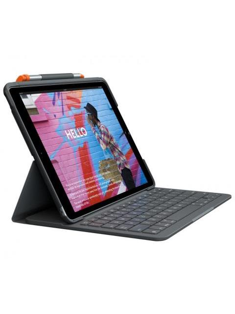 LOGITECH FUNDA CON TECLADO PARA PARA IPAD (7.ª Y 8.ª GENERACION) GRAFITO