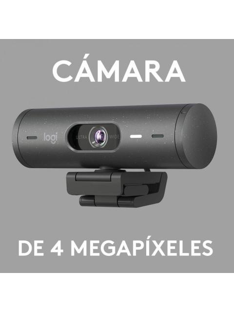 LOGITECH WEBCAM BRIO 500 CON MICROFONO 4MP 1920 X 1080 PIXELES USB-C NEGRO - Imagen 7