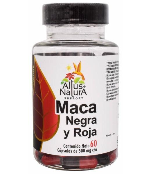 MACA NEGRA ROJA 60 CAP ALTUS NATURA